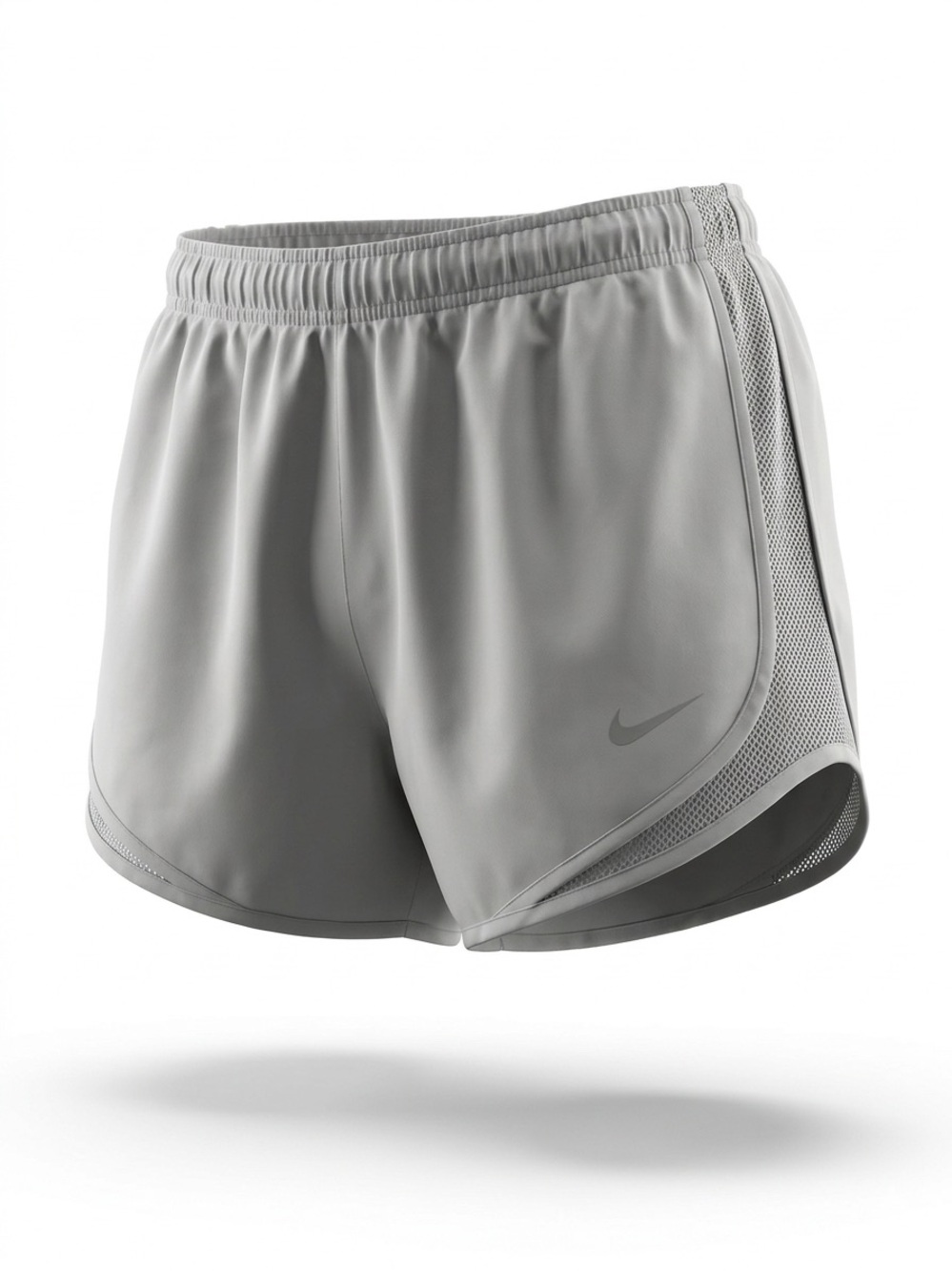 Nike Women's Light Gray Athletic Running Shorts